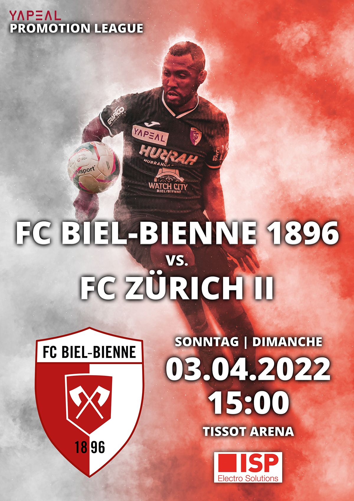 FC Biel-Bienne 1896 vs. FC Zürich II