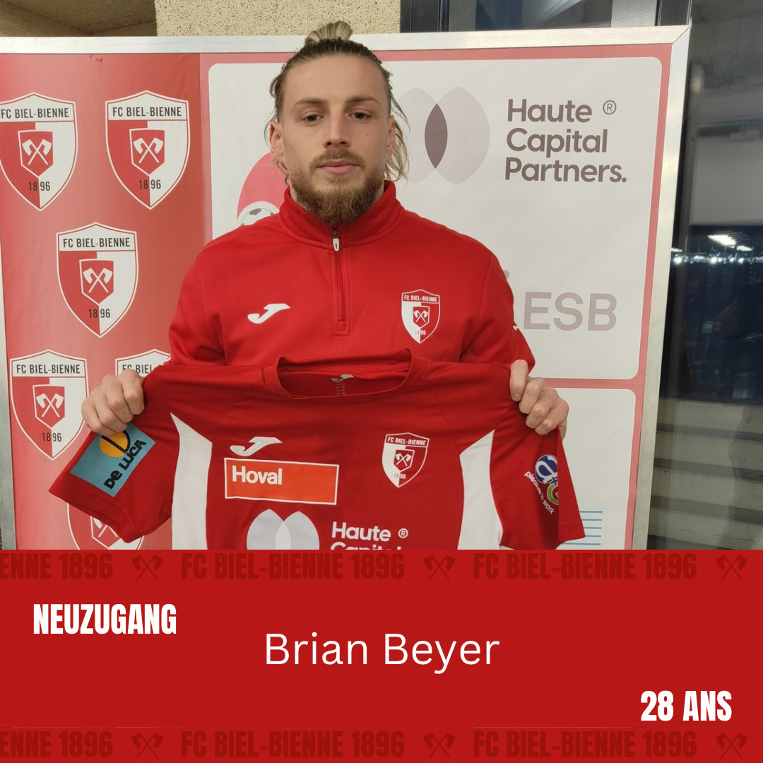 Brian Beyer au FC Biel-Bienne 1896