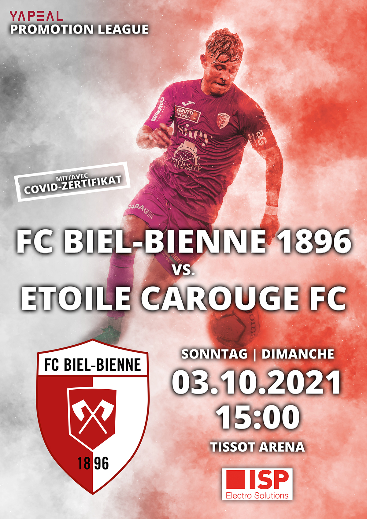 FC Biel-Bienne 1896 vs. Etoile Carouge FC