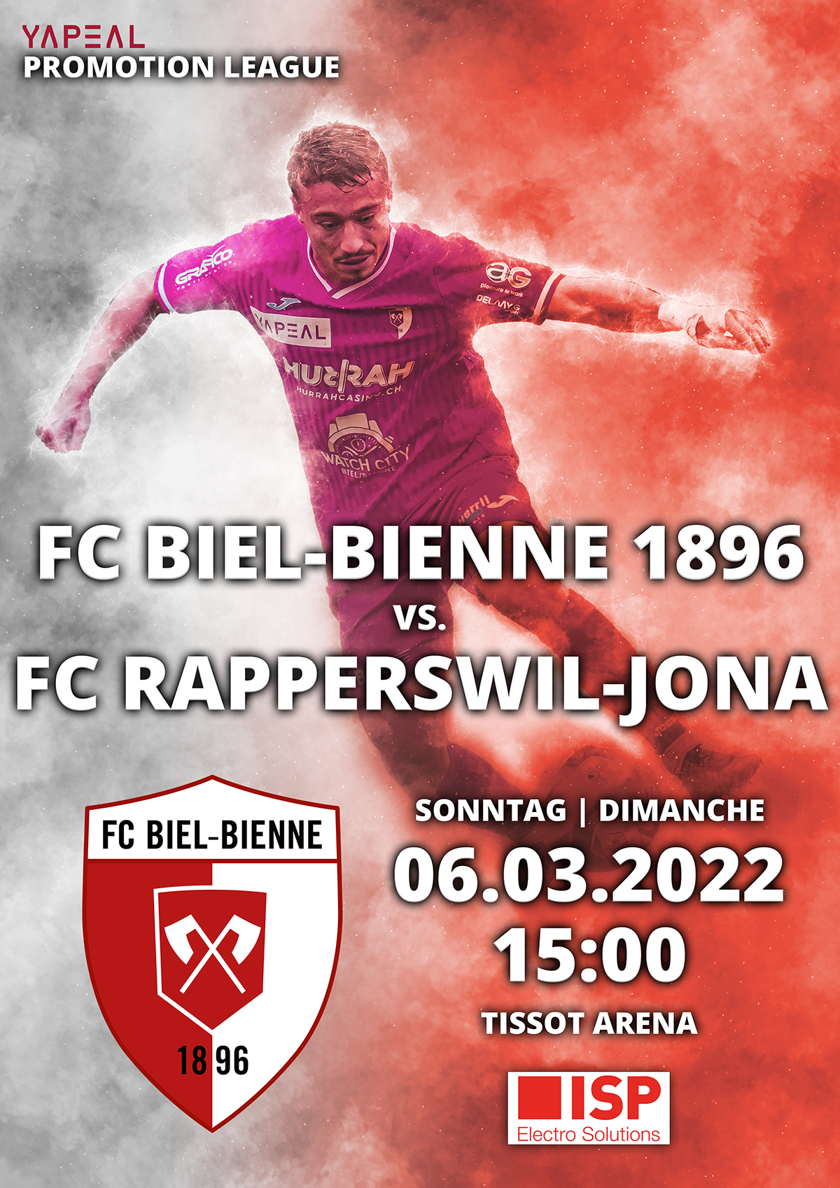 FC Biel-Bienne 1896 vs. FC Rapperswil-Jona