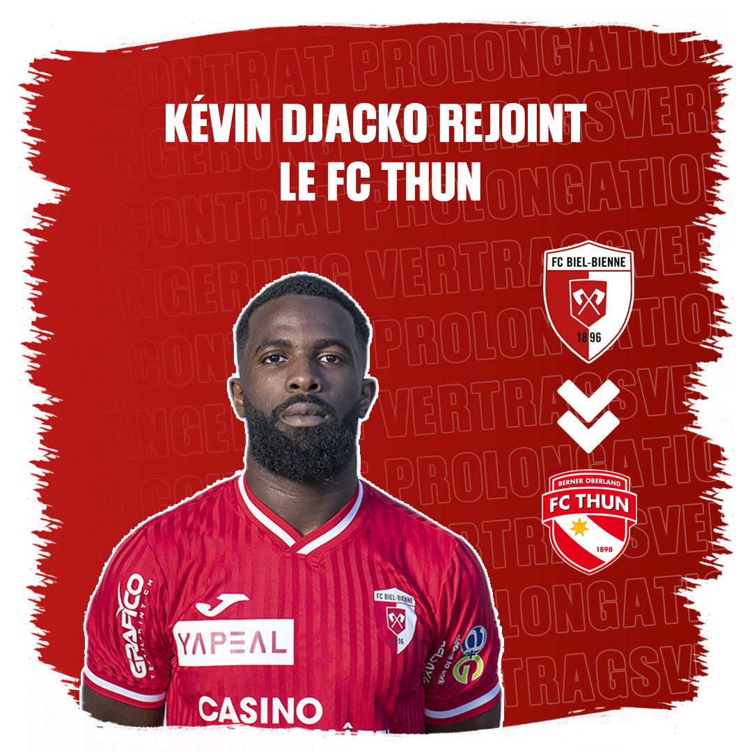 Kévin Djacko rejoint le FC Thun