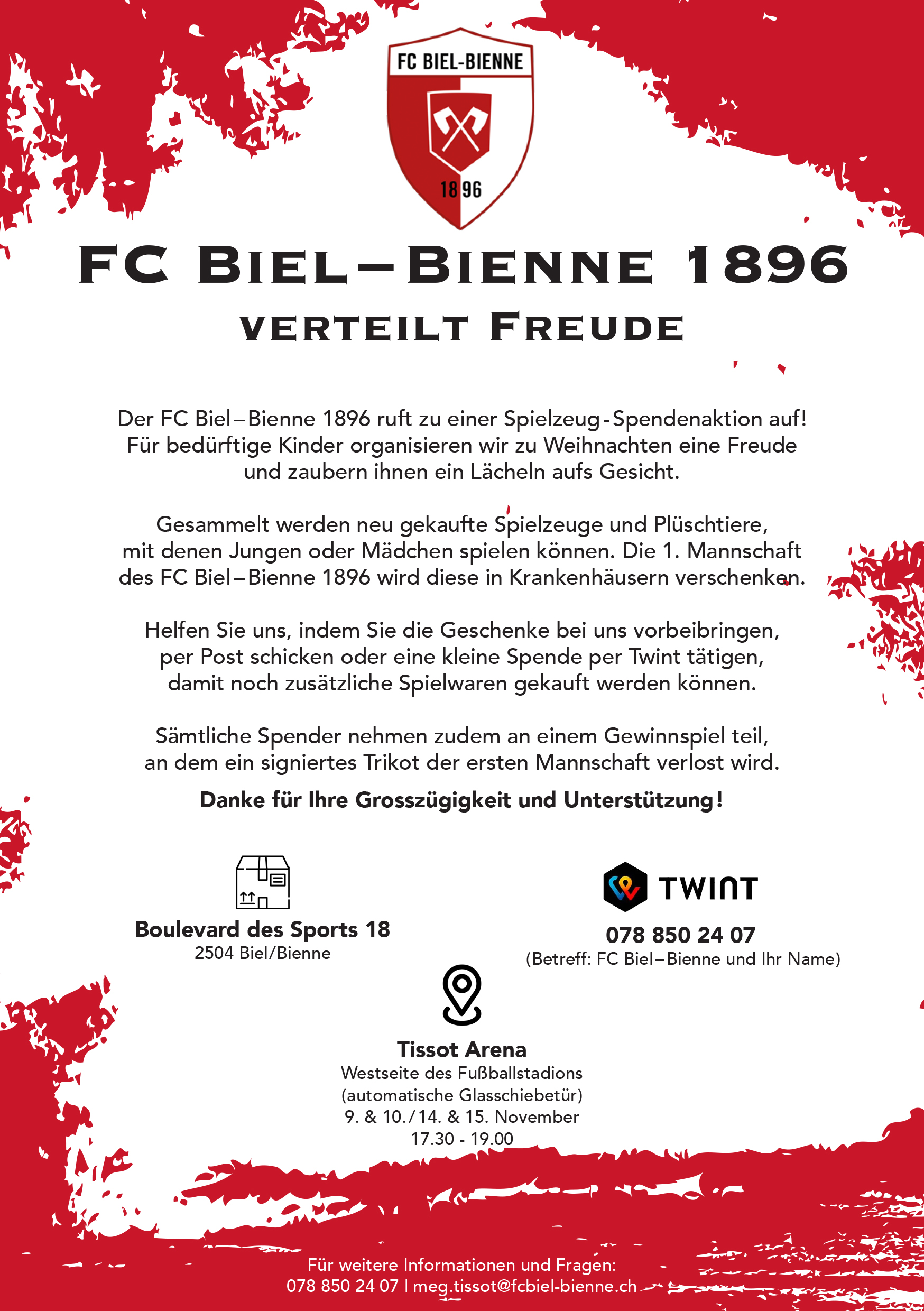 Der FCB verteilt Freude