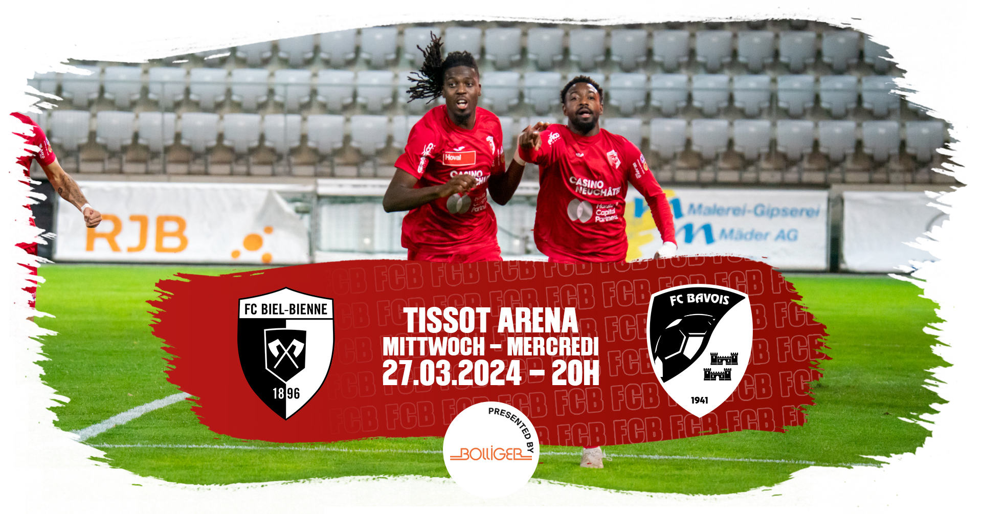 Herzlich willkommen dem FC Bavois und seinen mitgereisten Fans