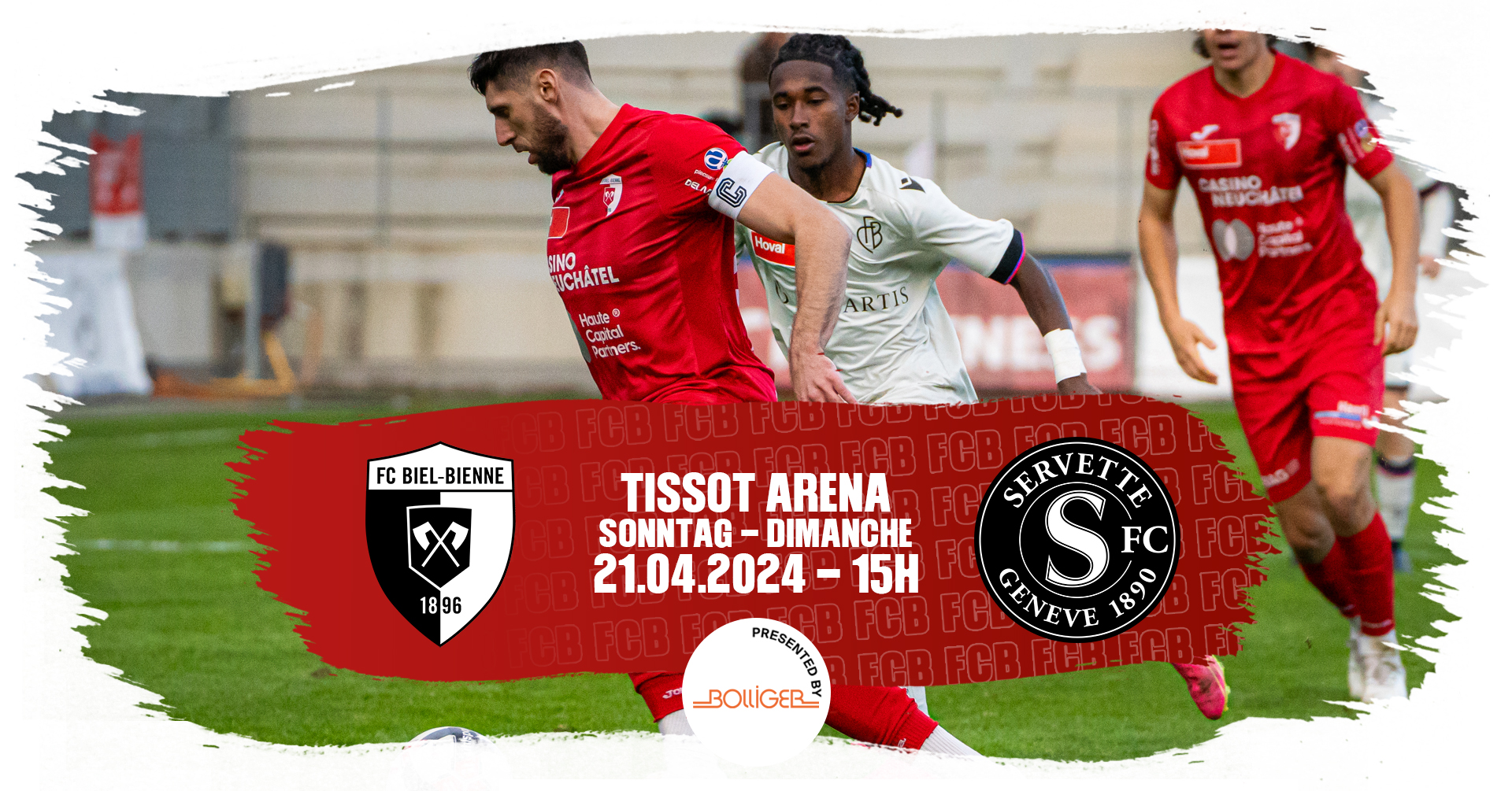 Herzlich willkommen dem Servette FC U21 und seinen mitgereisten Fans