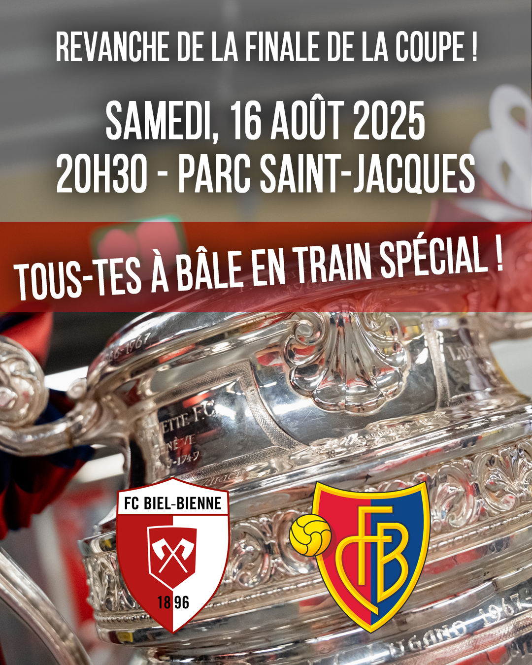 Match revanche de Coupe de Suisse au Parc Saint-Jacques à Bâle