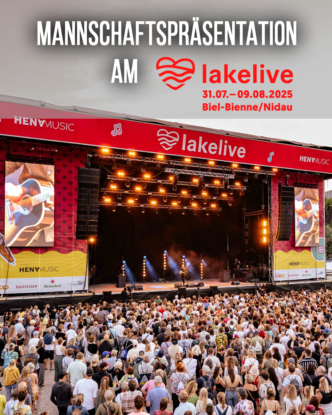 Présentation de l&#039;équipe au Lakelive