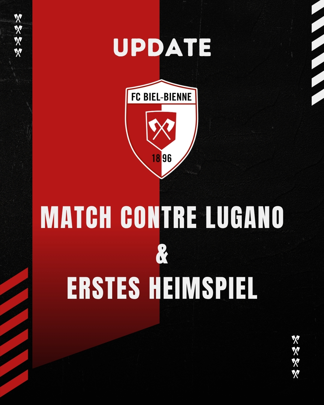 Information zum Lugano-Match und zum ersten Heimspiel in der Tissot Arena