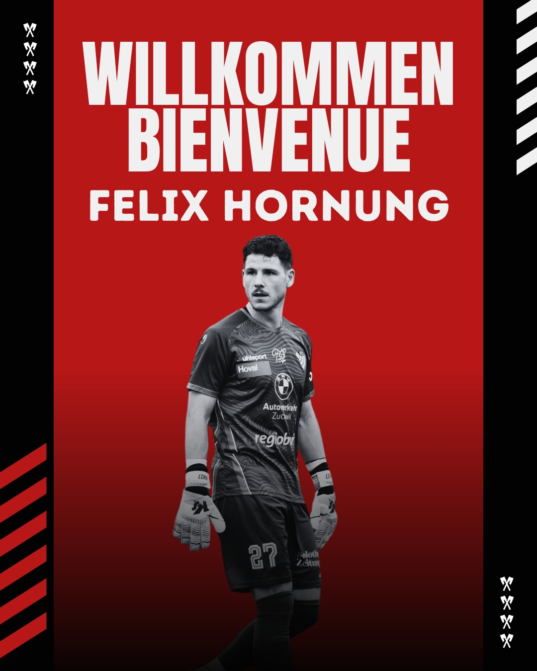 Felix Hornung verstärkt unser Torhüterteam